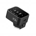 Godox X3S 2,4G juhtmevaba v&auml;lgu p&auml;&auml;stiku saatja TTL automaatv&auml;lk suure OLED puuteekraaniga Support Sony camera must