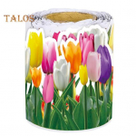 Lilledega b&uuml;llet&auml;&auml;ni &auml;&auml;ris Tulbi lilledega &auml;&auml;ris lihtne peale kanda kooliklassi tahvel tahvli kriiditahvli &auml;&auml;risega dekoratiivne paber Flower