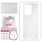 apgo Ultra Clear Protective Skin Sticker for the back compatible with Meizu 18s Pro, Wrap Film, Hydrogel Film, Flexible, Soft TPU with positioning lay