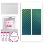 apgo Protective Skin Sticker for the back compatible with Huawei Mate XS 2, Wrap Film, Foil, Vinyl - Pattern Carbon Chameleon CAKA1