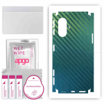 apgo Protective Skin Sticker for the back+sides compatible with Xiaomi POCO F3 GT, Full Wrap Film, Foil, Vinyl - Pattern Carbon Chameleon CAKA1