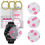 3x apgo Ultra-Clear Hybrid kaitseklaas, mis &uuml;hildub Mobvoi Mobvoi TicWatch Pro-ga, painduv nanoklaas, suurep&auml;rane asendus karastatud klaasile, scr