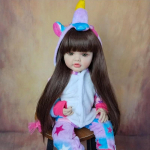 Originaalne kaubam&auml;rk armas 55 cm t&auml;issilikoonist keha veekindel simulatsioon nukk Cosplay &uuml;kssarvik v&auml;rvilised riided Reborn t&uuml;druk nukud lapsed riietatud figuurim&auml;nguasjad 55cm