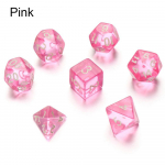 7 tk mitmetahulised t&auml;ringud kahev&auml;rvilised mitmetahulised m&auml;ngut&auml;ringud RPG jaoks Dungeons and Dragons DND RPG D20 D12 D10 D8 D6 D4 lauam&auml;ng
