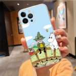 Telefoni&uuml;mbris iphone 14 13 12 11 Pro Max XS XR X 12mini 14 Plus SE Muumi mobiiltelefoni &uuml;mbris Funda Capa Cell iPhone 11