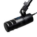 Audio-Technica USB d&uuml;naamiline mikrofon must AT2040USB must