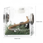 Spider Reptile Insect Feeding Box Reptile Breeding Box Terrarium Accessories Insect Box For Spider Cricket Snail Tarantula