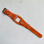 Kellarihm UUS Punk Cuff Retro k&auml;ev&otilde;ru rihm Apple Watchi rihma jaoks 38mm 40mm 42mm 44mm 41mm 45mm kellarihm nahast iWatch rihm 3 4 5 6 7 SE For 38mm 40mm 41mm