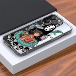 Armas Totoro Spirited Away Miyazaki iPhone 14 13 11 12 Pro Max X XR XS telefoni&uuml;mbris iPhone 14 7 8 Plus SE jaoks l&auml;bipaistev TPU kate iPhone XS Max