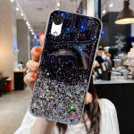 Luksuslik Bling Glitter pehme telefoni&uuml;mbris Samsung Galaxy A03 Core A032F A03Core Twinkle tagakaas Samsung A 03 Core kaitseraua jaoks for Samsung A032F puhas