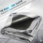 Tugeva t&ouml;&ouml;v&otilde;imega tugevdatud presendiga veekindel pol&uuml;st&uuml;reenkattega maapind matkatelgi paadi auto veoauto kate 2X4M