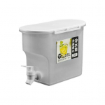 3,5-liitrine k&uuml;lma veekeetja joogijaotur segistiga, BPA-vaba k&otilde;rget temperatuuri taluv j&auml;&auml;tee mahla joogikann valge