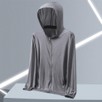 Suures suuruses 5XL-13XL suvemantel meeste kapuutsiga hingav tuulejakk suvine p&auml;ikesekaitse jakid &uuml;lisuured meeste riided 10XL hall