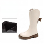 Pikad saapad t&uuml;drukutele ja lastele Uued talvised pikad nahast saapad Princess Foreign Girls Plus ka&scaron;miirist kingad 35 beež