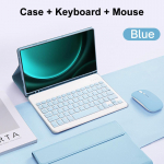 Samsung Galaxy Tab S9 FE 10,9-tolline eemaldatav Bluetooth-klaviatuuri&uuml;mbris Samsung Tab S9 FE 10,9-tollise SM-X510/X516B jaoks Korean keyboard