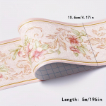 1 rull 4,17x196 tolli tapeedipiir 3D mustriga seinakaunistus eemaldatavad isekleepuvad k&ouml;&ouml;gi vannitoa plaadikleebised DIY kodu kaunistamiseks 1pc