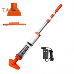 1 komplekt basseini tolmuimeja 3-&uuml;hes Juhtmeta laetav v&otilde;imas mootoriga rull-harjastega disain k&auml;eshoitav basseinipuhastusvahend mullivanni liiva ja US Plug