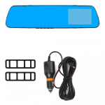 3,5-tollised auto-DVR-id, peegel-armatuurkaamera Full HD 1080P ts&uuml;klisalvestus tahavaate kahe objektiiviga auto-DVR armatuurkaamera lainurk-automaatne salvestav s&otilde;idusalvesti Single camera