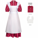 Anime The Boy ja The Heron Kiriko Cosplay kost&uuml;&uuml;m, maskeering naistele neiu kleit Ehteline Lolita varustus Halloweeni karnevali &uuml;likond m