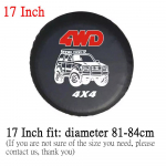 14 15 16 17 4WD 4x4 PVC Nahast tagavararatta rehvi katte kott kott Protector autorehvid 14 tolli Jeep Hummeri jaoks