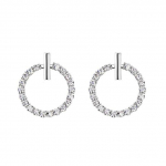 Lbyzhanfashion 925 Sterling H&otilde;be Kristall Rhinestone Geomeetrilised &Uuml;mmargused Naelk&otilde;rvar&otilde;ngad Naistele Ilusad Ehted