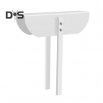 Metallist kahepoolne ukselukk Vastupidav konstruktsioon roostekindel korrosioonikindel paigaldus &ndash; lastekindel kapilukk valge