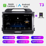 Autoraadio Android Auto Carplay jaoks KIA Sportage 3 2010-2015 Multimeediumipleier peaseade Stereo GPS Navigatsioon BT WIFI 2+32GB 2+32GB