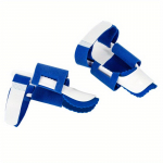 2TK Korrektor Foot Ortopeedilised Professionaalsed T&ouml;&ouml;riistad Spa Bunion Corrector Hallux Valgus Varvaste Eraldaja Jalahooldus P&ouml;idla &Ouml;&ouml; Igap&auml;evane sinine