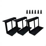 under Desk Laptop Holder Shelf with Screw Modern Mount Wall Bracket