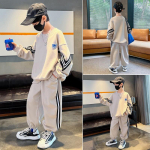 Moepoiste kaheosaline kevadine ja s&uuml;gisene dressipluus sobib laste s&uuml;giseste spordir&otilde;ivastega 160cm