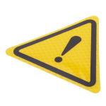 Autokolmnurga helkurhoiatus Autokleebised Loomingulised keha helkurkleebised Isikup&auml;rastatud dekoratiivsed kehakleebised None punane