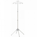 Seisvad skaleeritavad riided Auruti hoidik Auruti alus P&otilde;randale paigaldatav triikimisrest riidenagi must