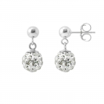 LOVA LOLA VAN DER KEEN - K&otilde;rvar&otilde;ngad - Prestiižiehted - P&auml;ris kristall - 925 Sterling Silver - Pousse System