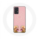 Coque Maniacase pour Samsung Galaxy A32 4G Dogue de Bordeaux sym&eacute;trique photo
