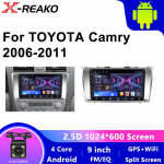 2 din Android Auto Multimeedia videopleier Android Raadio Toyota Camry 2006 2007 2008 2009 2010 2011 jaoks Carplay/Auto GPS Stereo 4 core 1GB+32GB carplay