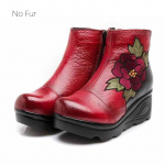 2025. aasta luksuslik ehtsast nahast pahkluu platvorm, tikitud s&uuml;gistalvised naiste pehmed saapad, soojad kingad 37