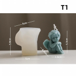 1 tk Fondant Cake 3D Ingel Silikoonvormi Savitarvikud Seebivaigust hallitusseente &scaron;okolaadil&otilde;hnaline k&uuml;&uuml;nal DIY