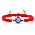 Mood Lucky Red String Evil Eye K&auml;ev&otilde;ru Kuld j&auml;me k&ouml;is K&auml;sitsi kootud reguleeritav S&otilde;pruse ehted Hamsa k&auml;ev&otilde;ru Naiste meeste Bracelet