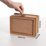 Puidust hoiup&otilde;rsas 1000/2000/3000/5000/10000 euro rahakast koos letiraha kastidega Eesm&auml;rkide ja numbrite s&auml;&auml;stmise kastid