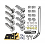 Autode kujundamine vargusevastane auto turvanumber numbrim&auml;rgi kruvid tarvikud roostevabast terasest kruvid autosildi raami hoidiku kinnitamiseks