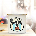 Panda Karu Kruus S&otilde;branna Kingiideed Armas Kohvikruus Panda Kingitused Matkaauto Sisustus Matkamine Emailkruus S&uuml;nnip&auml;evakingitused S&otilde;brale 360ml