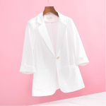 Kolmveerandvarrukatega roheline kost&uuml;&uuml;mjakk naistele Suvine uus &otilde;huke vabaaja &otilde;huke v&auml;ike &uuml;likonnajakk naistele S