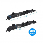 Automaatne katusepagasiraam Oxfordi pehme raam universaalne v&auml;litingimustes matkamise pakiraam, must lihtne 60 kg kokkupandav raam must