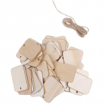 50 tk dekoratiivpuitplangud Sildid Puidust rippuvad sildid Leht isetegemine graveerimine k&auml;sit&ouml;&ouml; one size