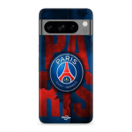 Coque - MANIACASE - Google Pixel 8a Pro - Souple - Noir - Paris Saint Germain FC Logo