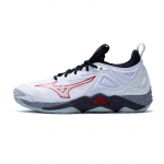 Mizuno Wave Momentum 3 Valge Salsa Vulkaan Unisex Tennised V1GA231296 37