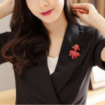 Red Flash Diamond Goldfish Pross Ins Personality Trend Lihtne mitmek&uuml;lgne mantlin&otilde;el Aksessuaarid Jaapani armas korsaannaine