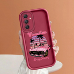 Pehme silikoonist ruudukujulise redeliga printimismustriga telefoni korpus T&auml;iskaanega kaamera p&otilde;rutuskindel kaitse kummist &uuml;mbris Samsungile Samsung S25 Plus 5G valge