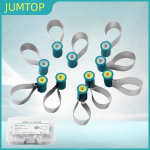 50 tk hambaravi maatriksrihmad terasmaatriks kahepoolse kontuuriga anatoomilise kujuga maatriksrihmad Hambaravi 0.03mm 50pcs h&otilde;be/roheline