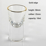 6 TK Kristalli kanged alkohoolsed joogid Shotiklaasid Kuldfoolium &auml;&auml;ris Mountain Vein Klaas Viina Viskibaar Brandy Snifters Bullet Cups 401-500ml